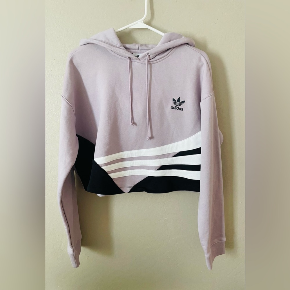 Adidas Originals cropped hoodie, size Medium